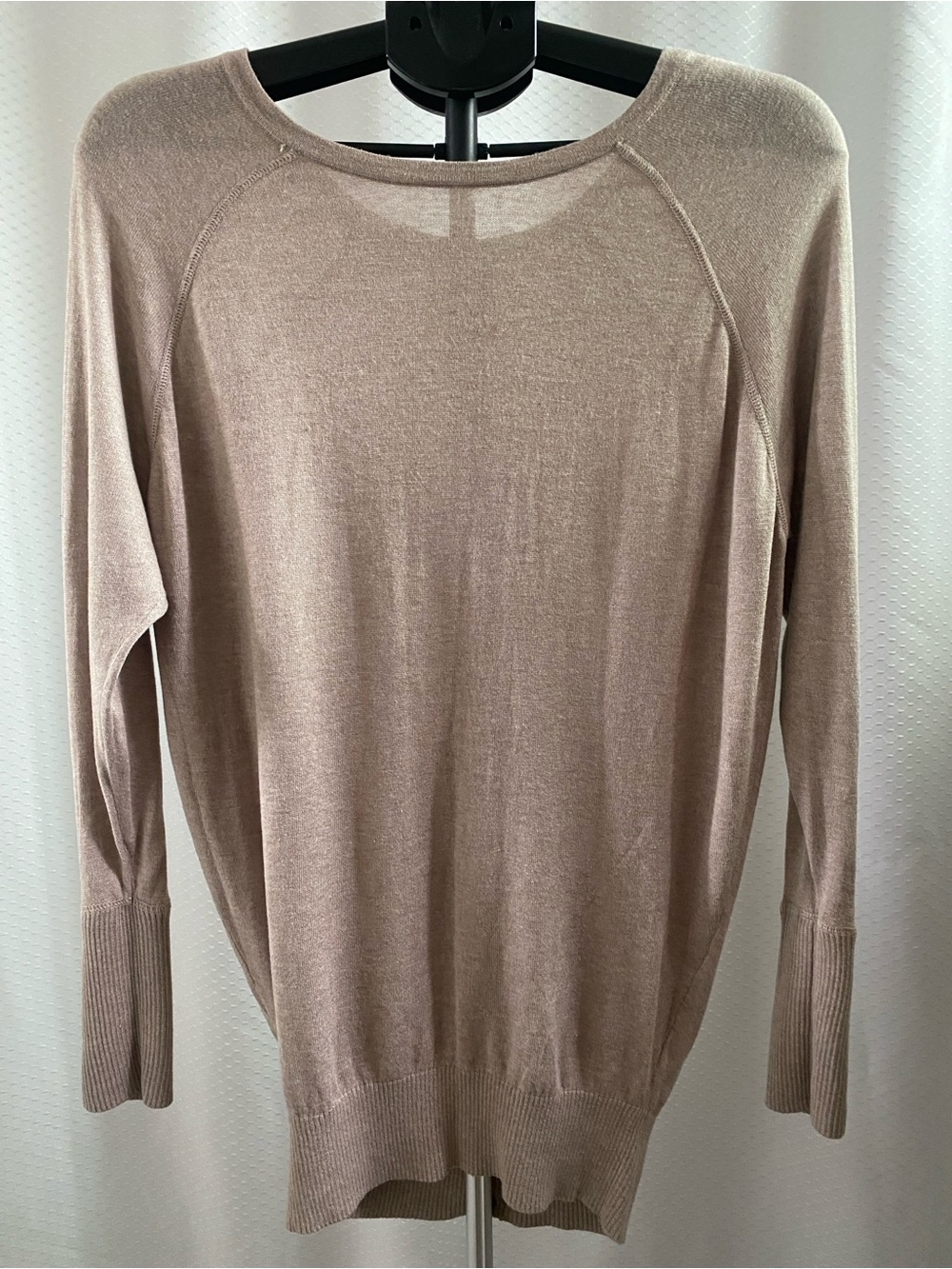 Lightweight Crewneck Sweater in Taupe